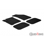 Original Gledring Passform Fußmatten Gummimatten 4 Tlg.+Fixing - Fiat Freemont 2012->